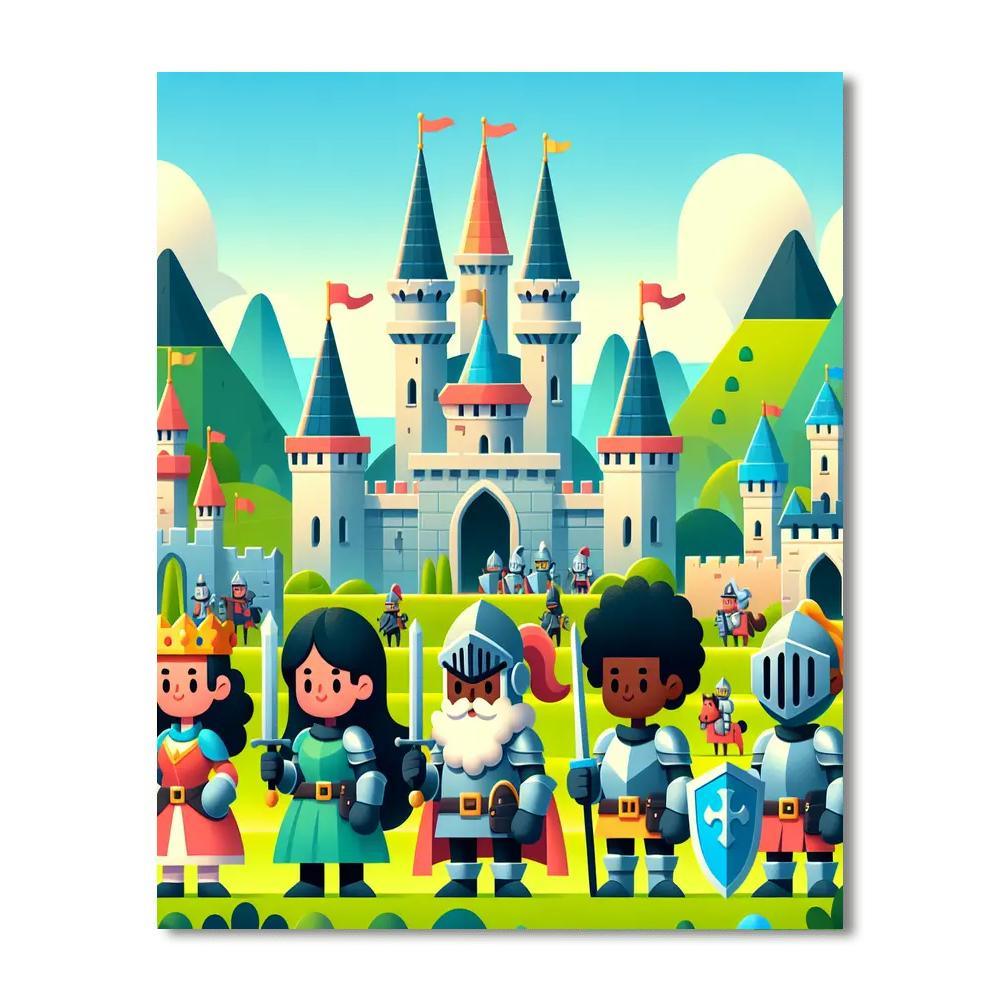 Magical Kingdom Adventures Paint By Numbers Art