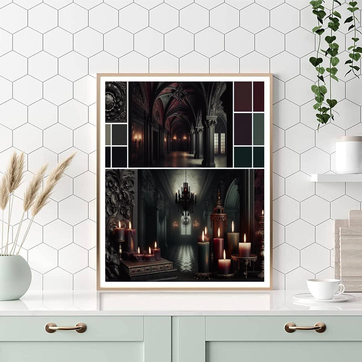Gothic Enigma Abode Painting Number Kit