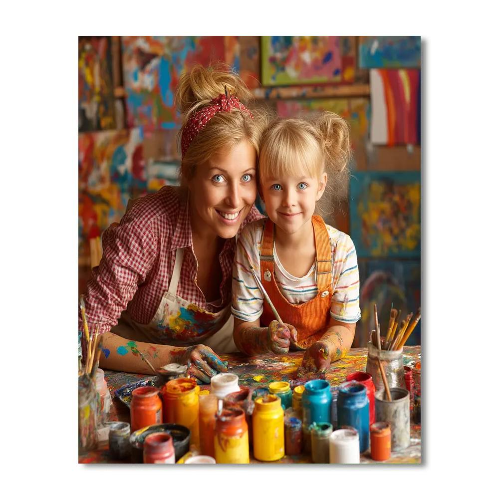 Mothers Who Create DIY Paint By Numbers