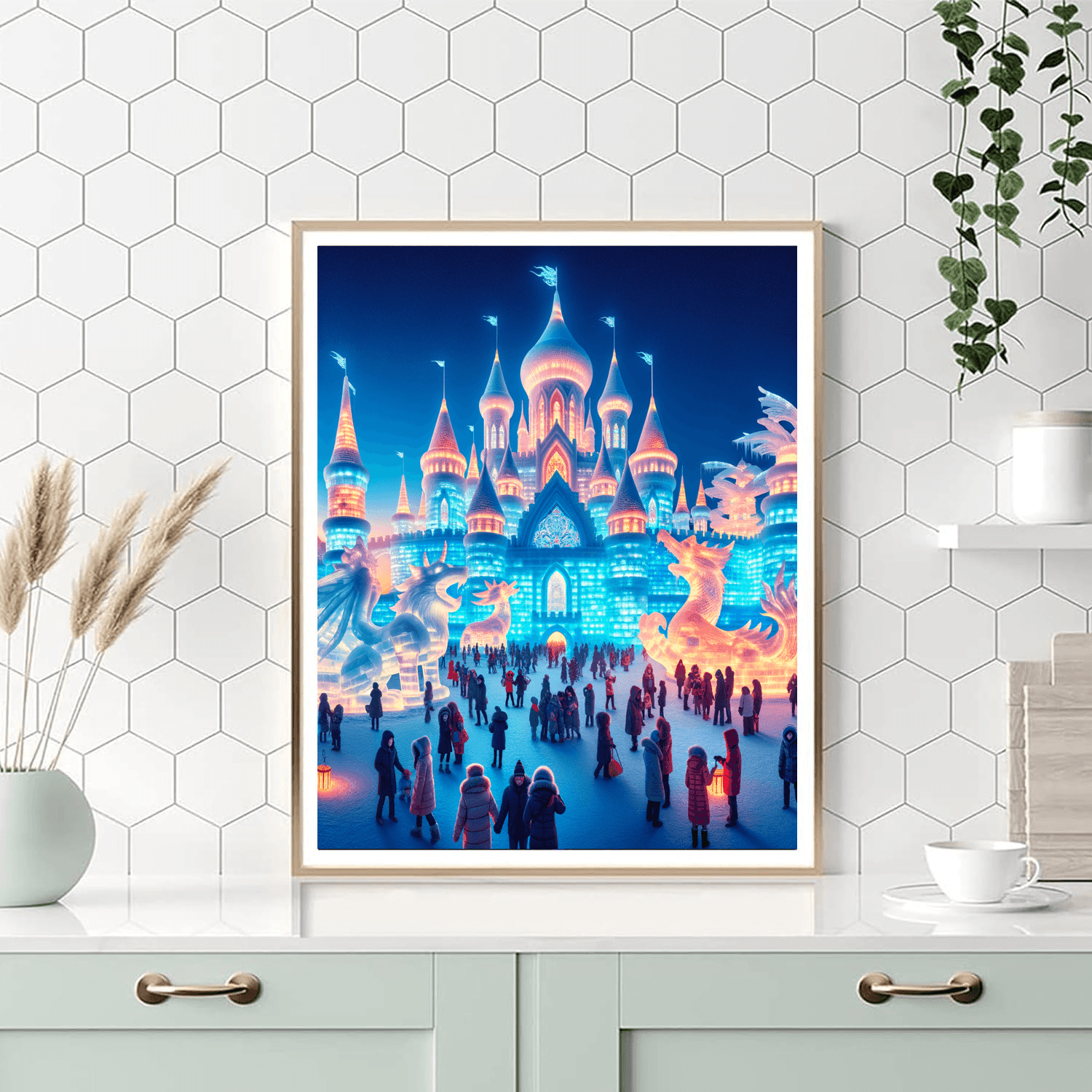 Harbin Ice And Snow Sculpture Festival - China Painting Number Kit