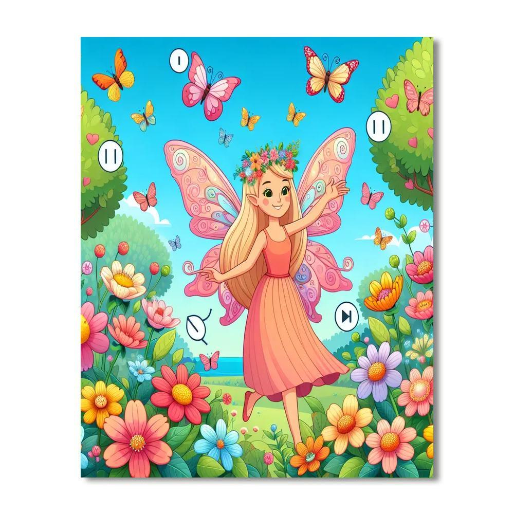Enchanting Garden Fairy Paint By Numbers Kits