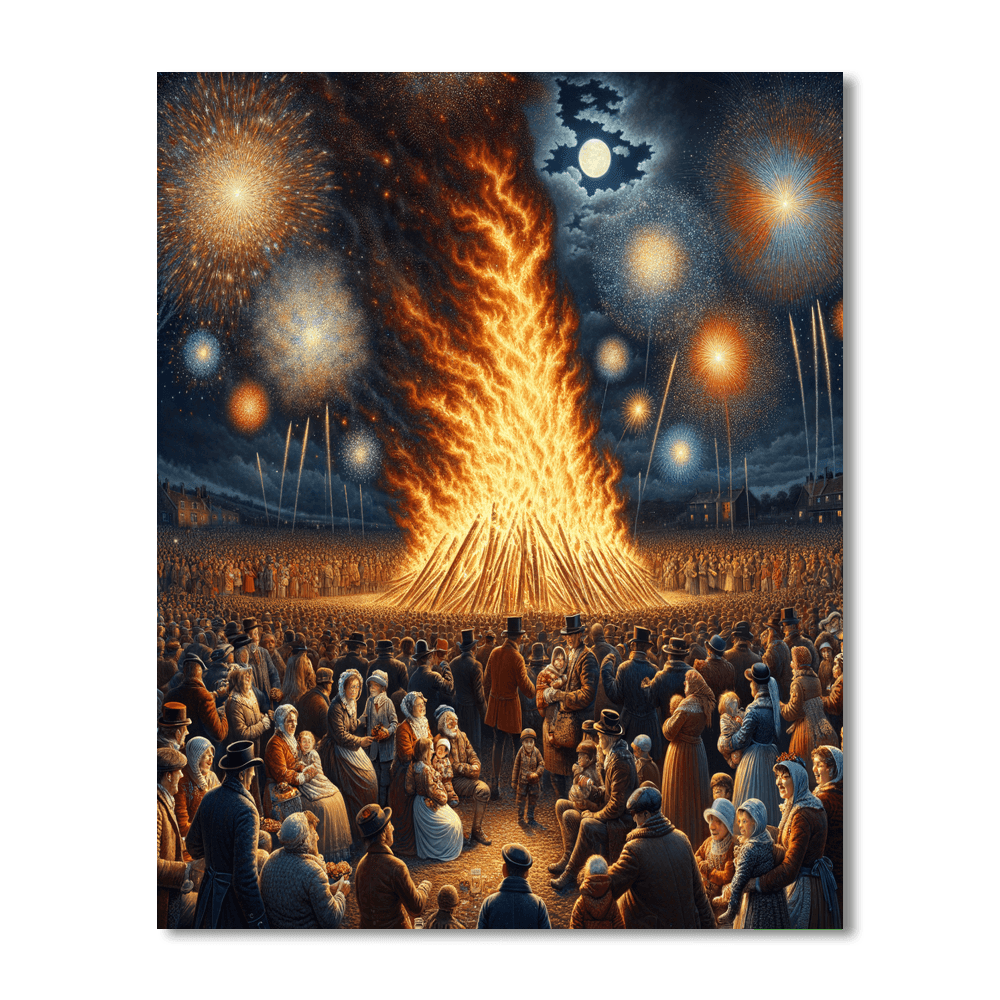 The Bonfire Night Paint By Color