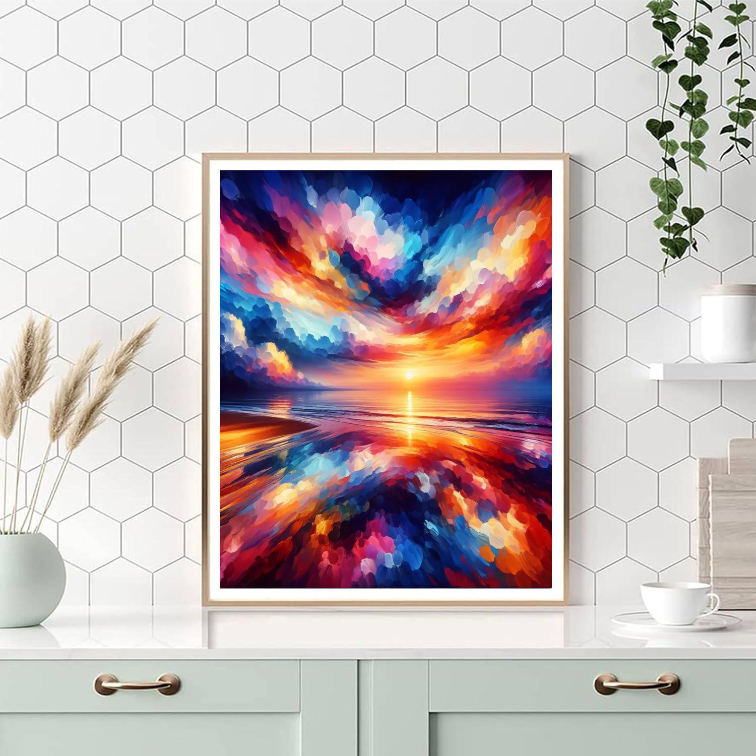 Sunset Paradise Paint By Numbers