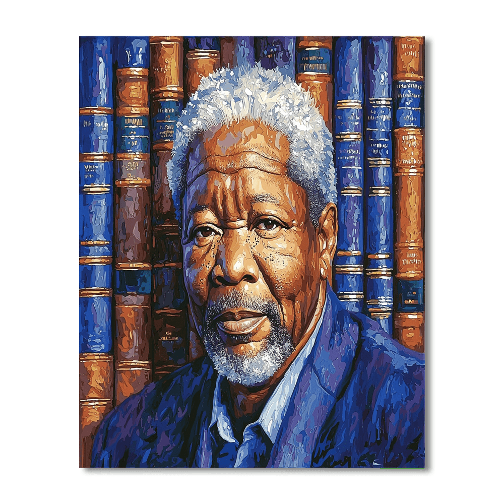Morgan Freeman: The Voice Of Timeless Wisdom Paint By Number