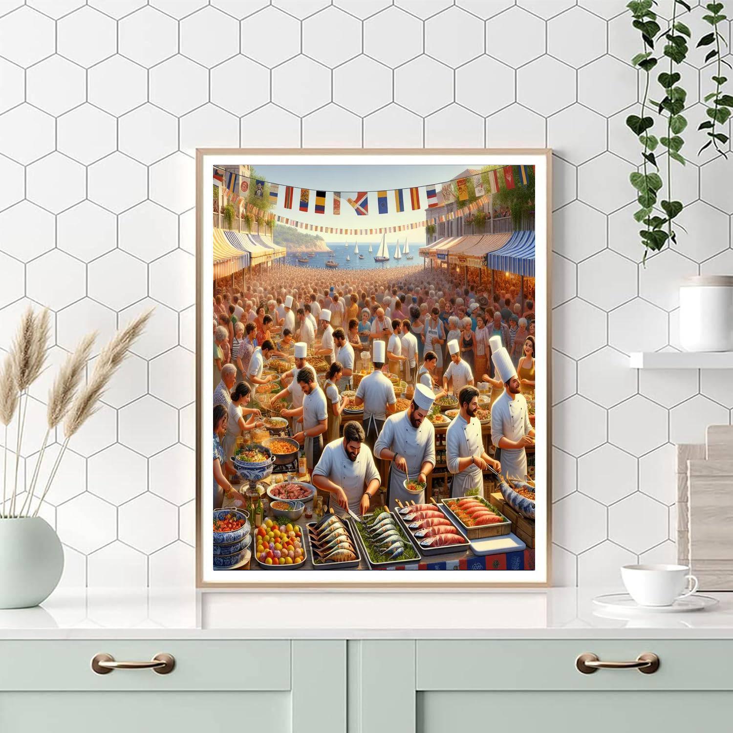 Tuna Festival Painting By Numbers Kit