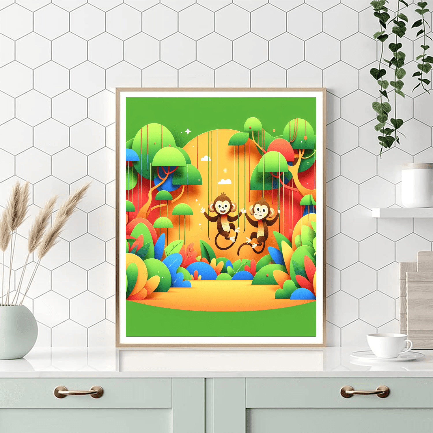 Mischievous Monkey Mischief Paint By Numbers Kits