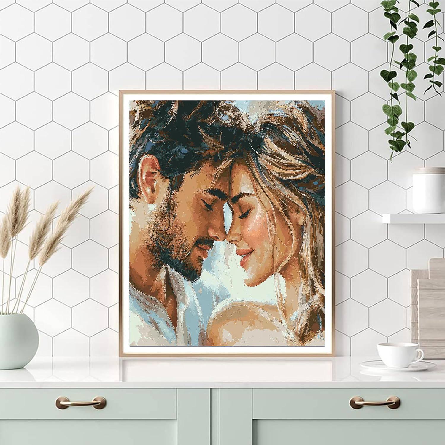 The Sweetest Hugs Painting Number Kit