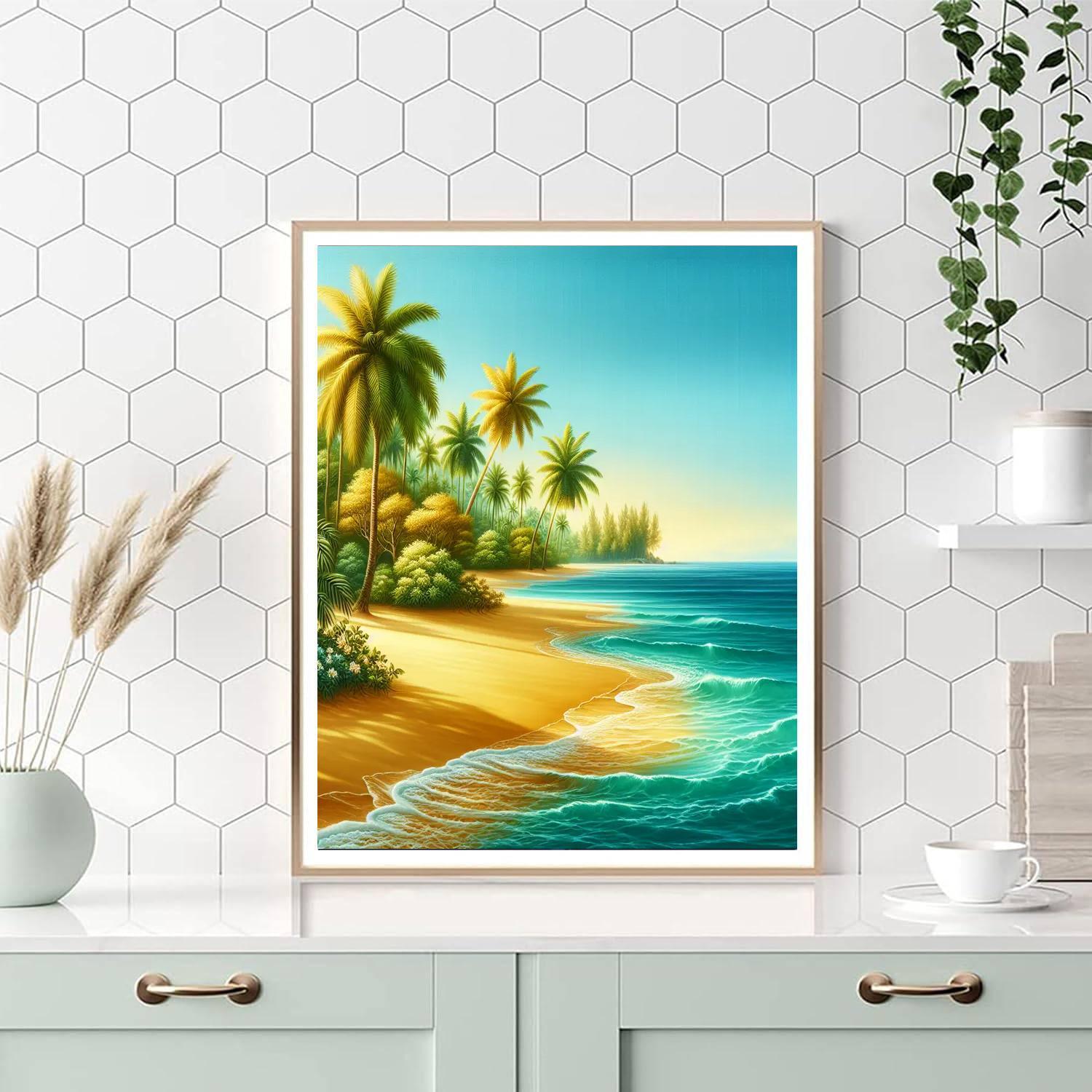 Island Tranquil Numbered Painting Kits
