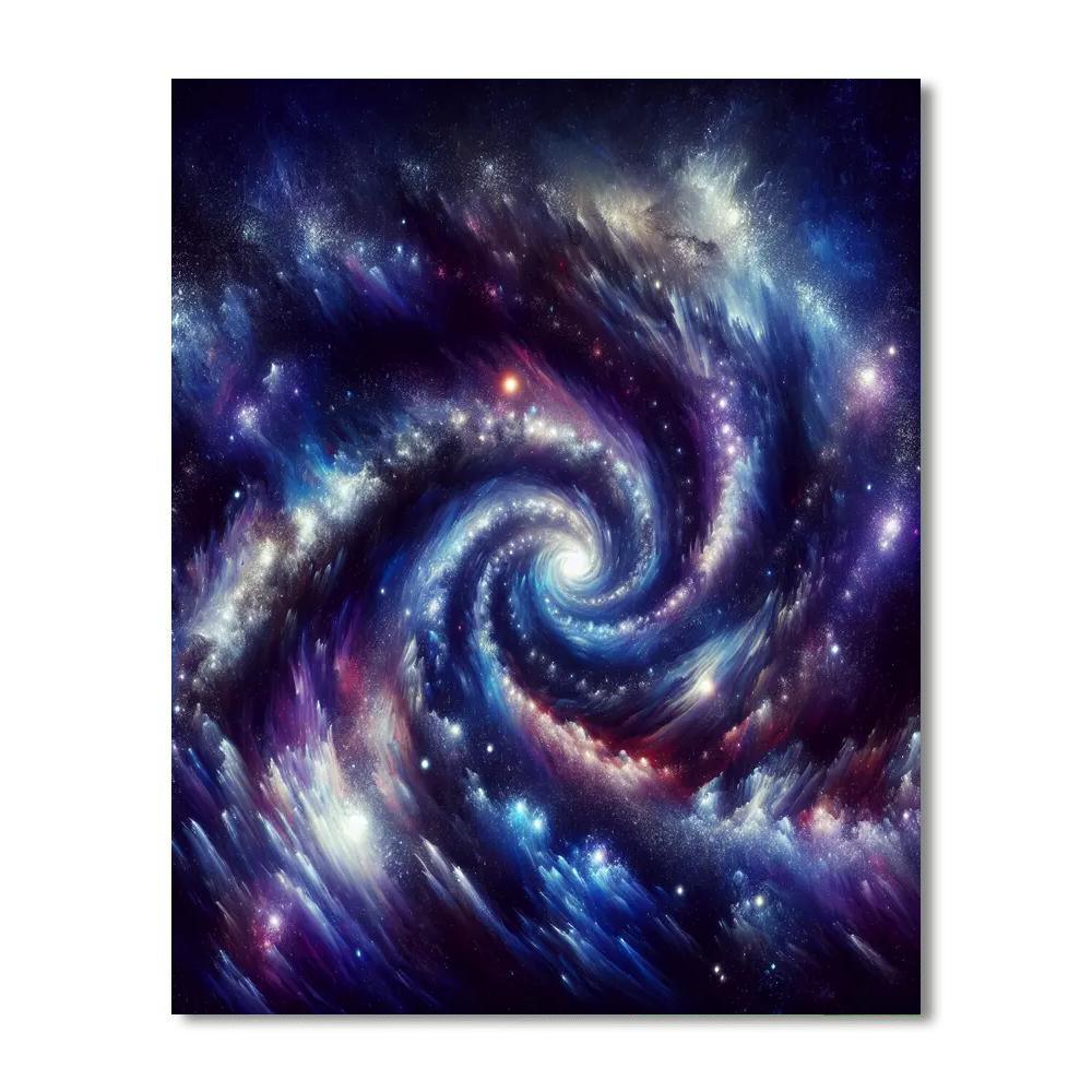 Cosmic Night Sky Painting By Numbers Kit