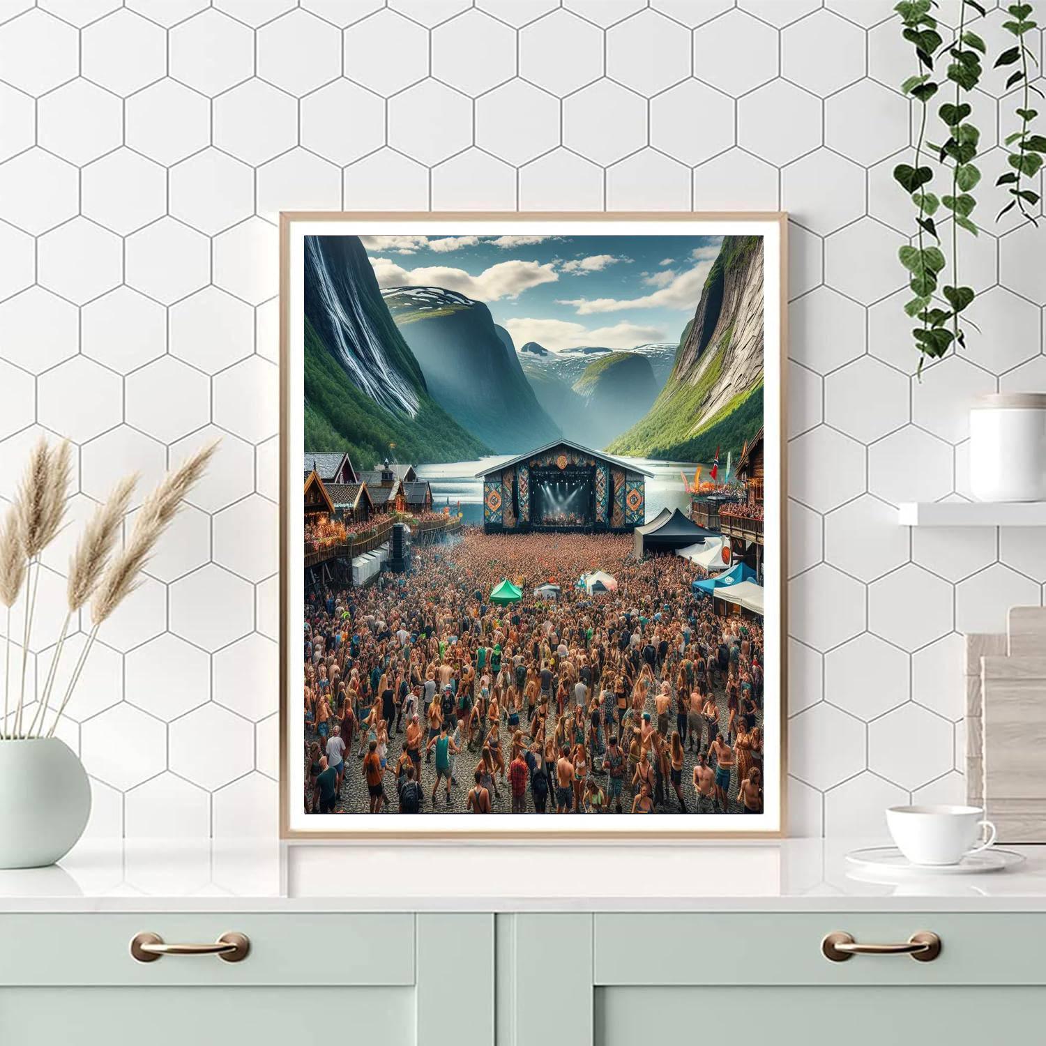 Bergen Fest DIY Paint By Numbers