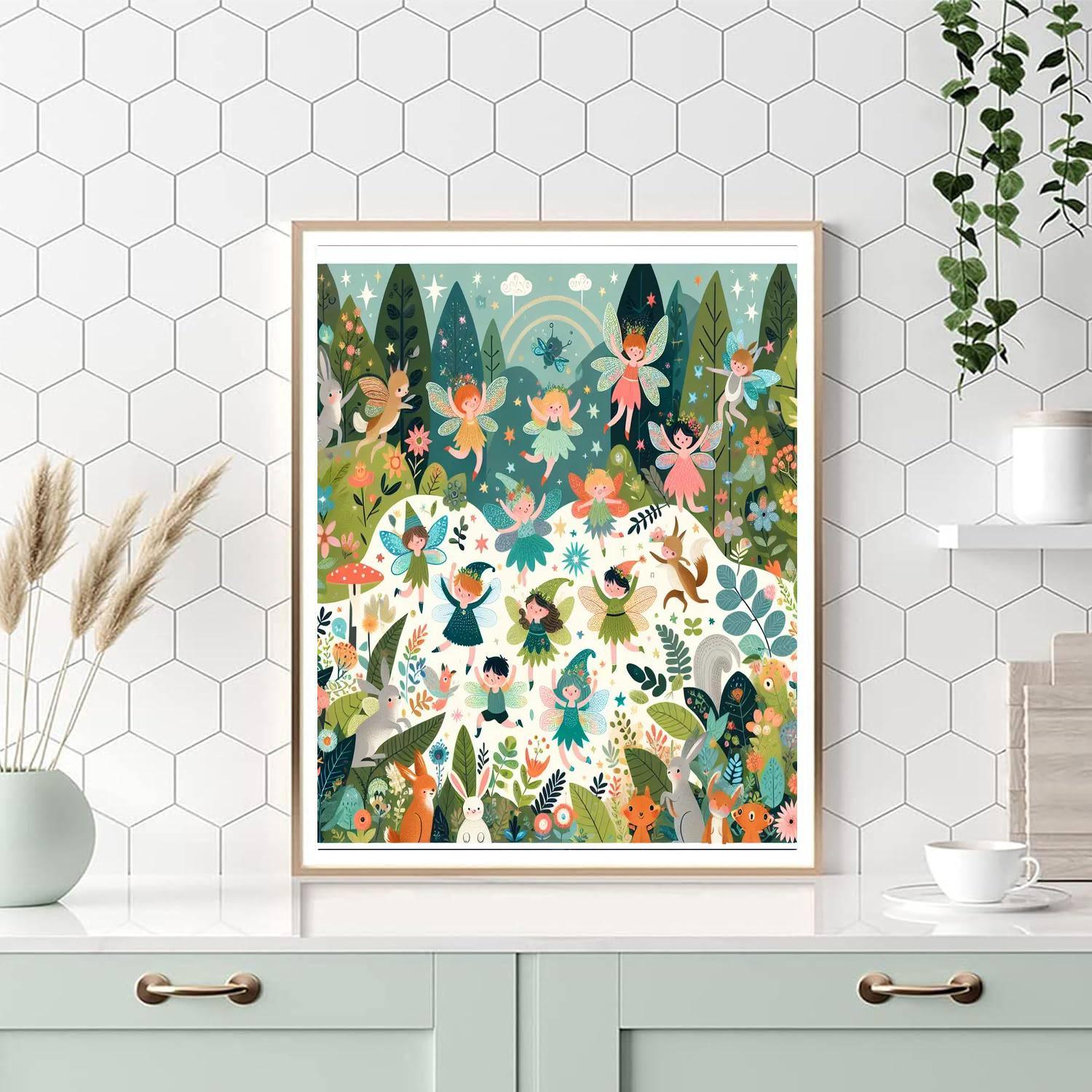 Whimsical Woodland Quest Paint By Number