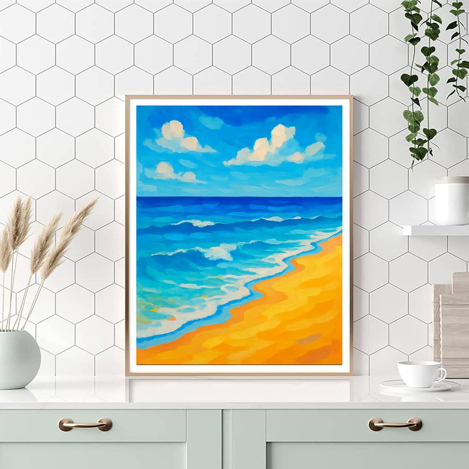 Beachside Tranquility Numbered Painting Kits