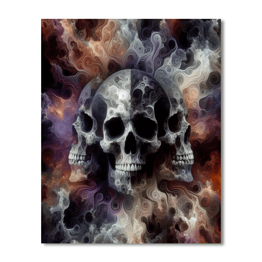 Skull Mystique Painting Number Kit