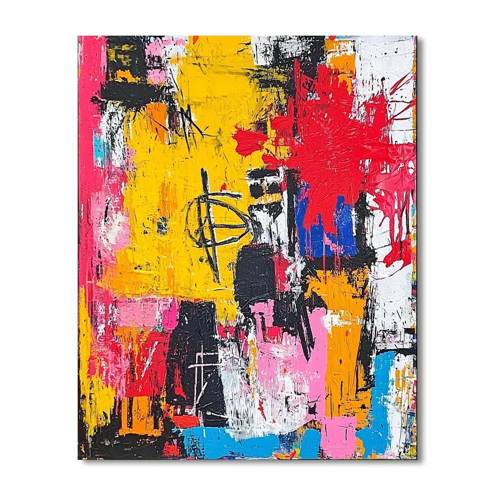 Jean-Michel Basquiat Inspired Renaissance Of Ideas  Paint By Numbers Kits