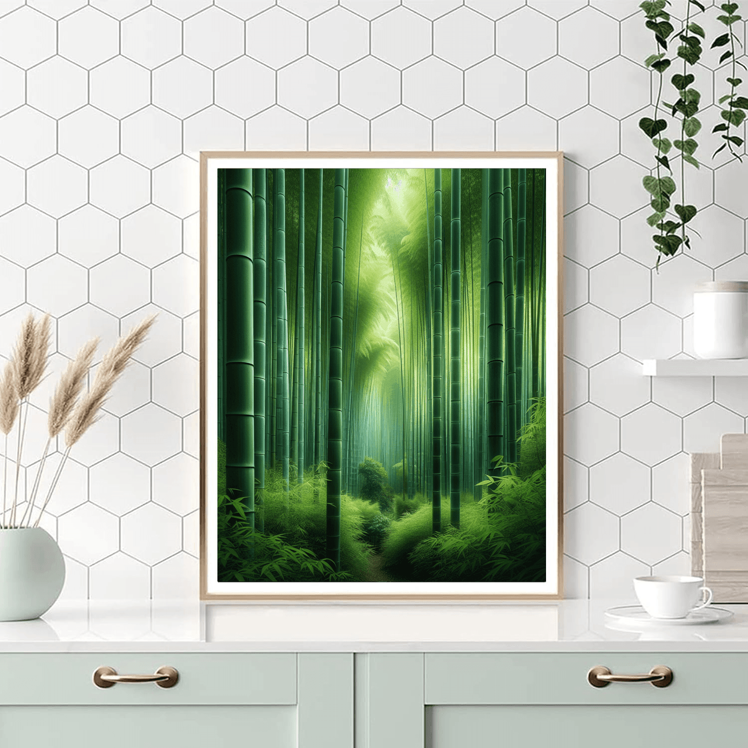 Tranquil Bamboo Garden Paint By Numbers Kits