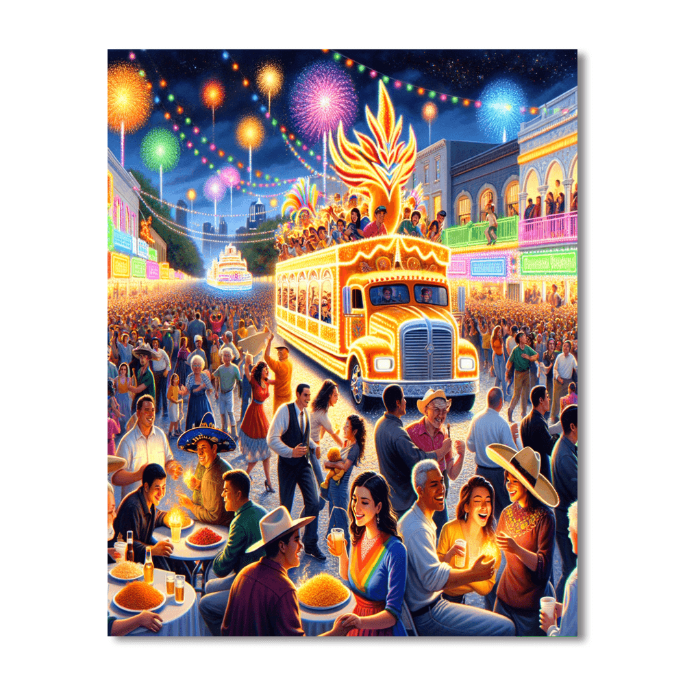 Fiesta San Antonio - United States Numbered Painting Kits