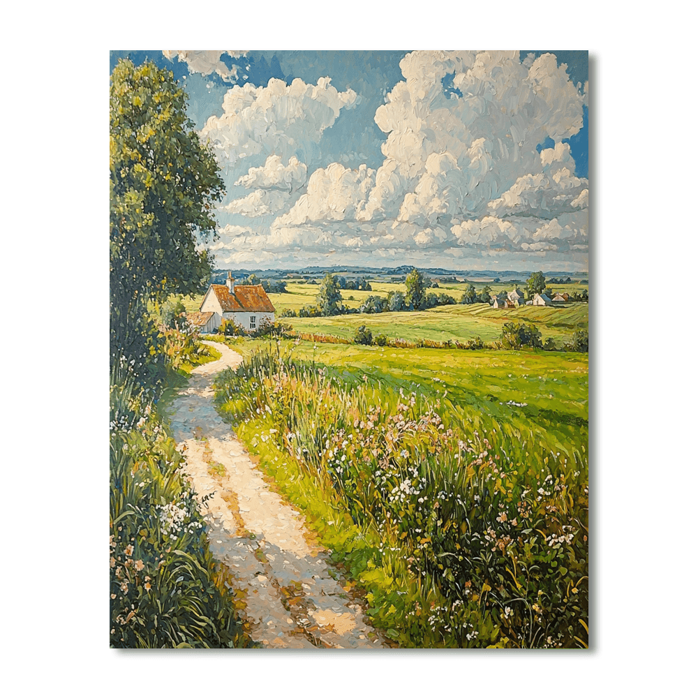 John Constable Inspired Rustic Countryside Serenade  Paint By Number