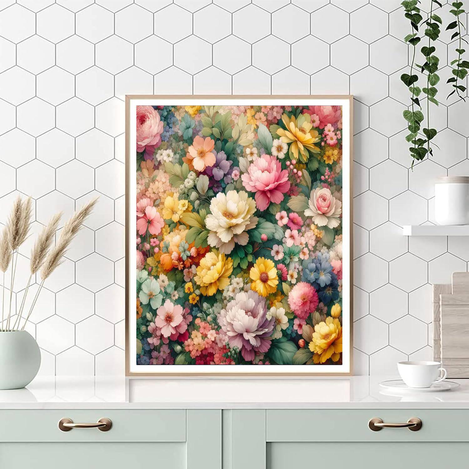 Floral Dream Painting By Numbers Kit
