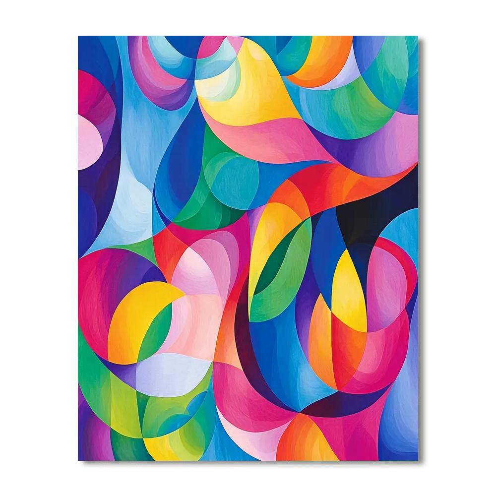 Paul Klee Inspired Fantasia Of Forms  Painting Number Kit