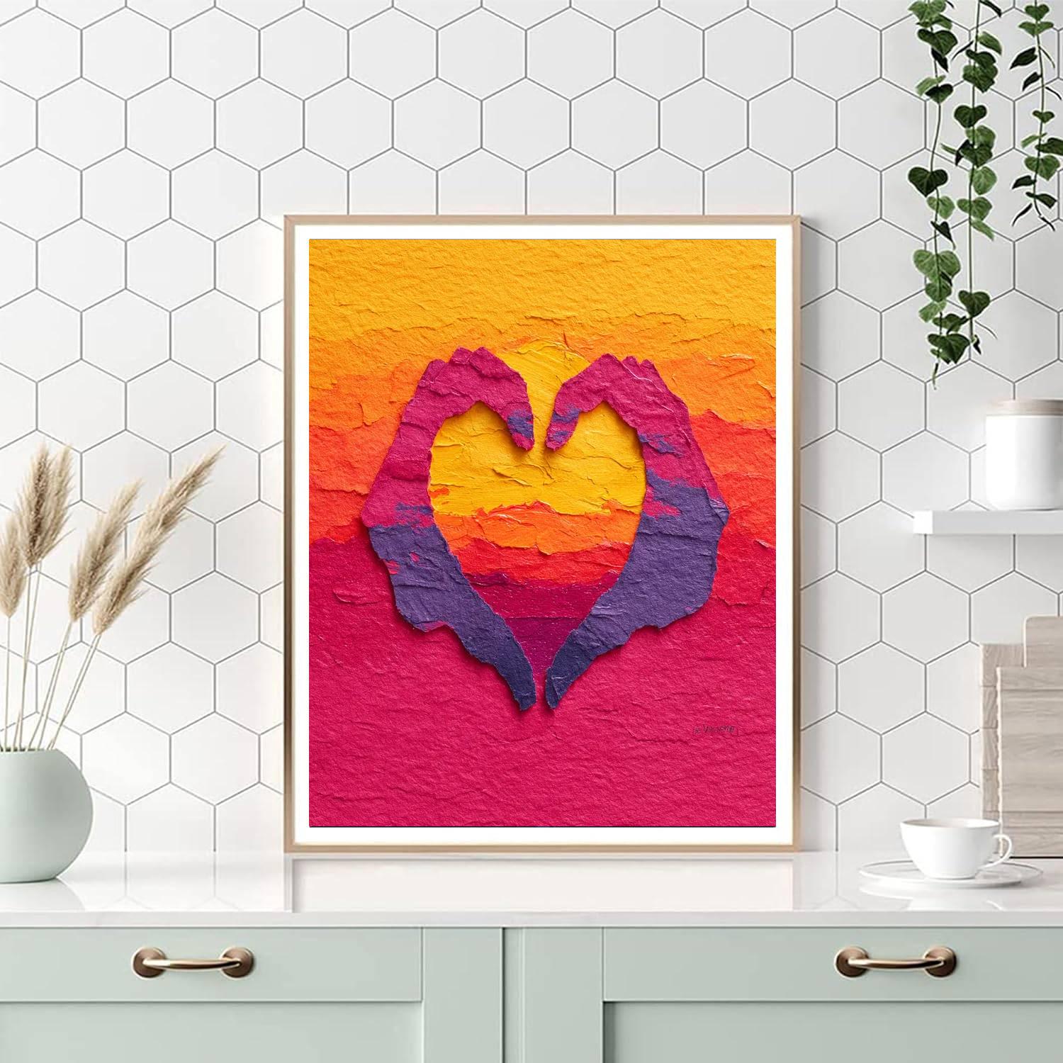 Love’s Heartstrings Painting Number Kit