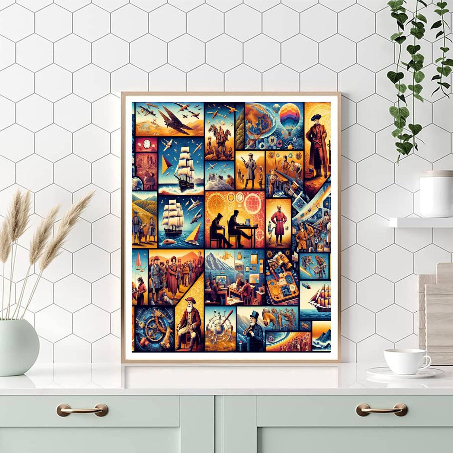 Time Traveler DIY Paint By Numbers