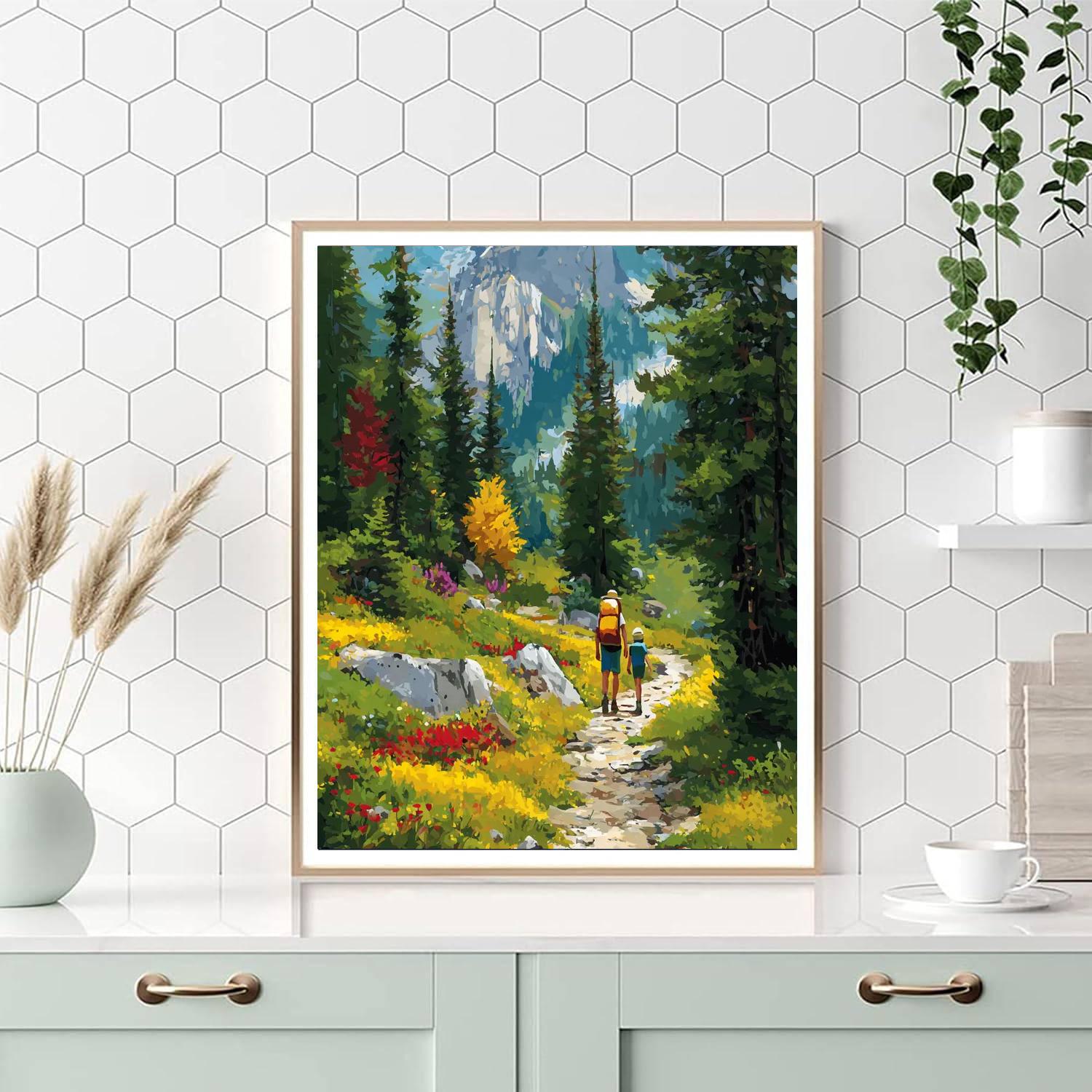 A Day In Nature Number Painting