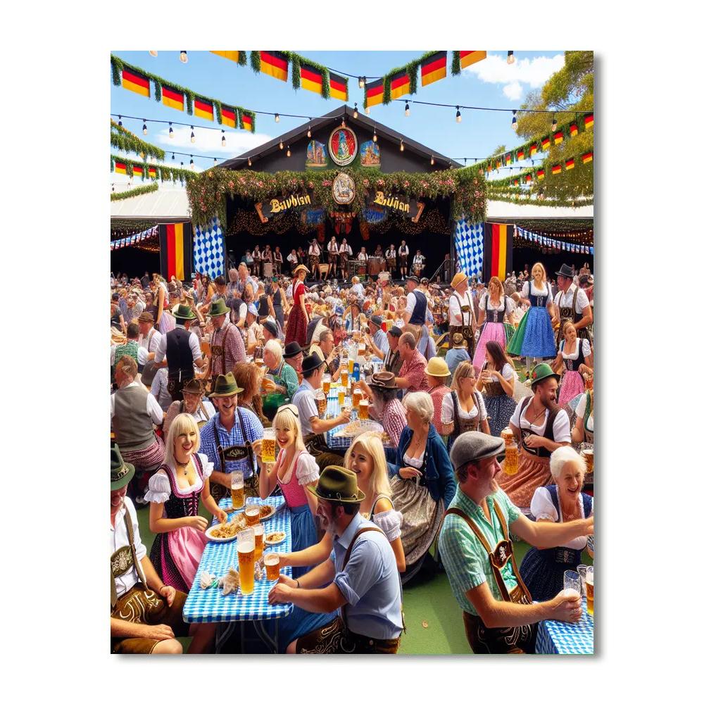 Oktoberfest Brisbane - Brisbane, Australia Paint By Numbers Kits