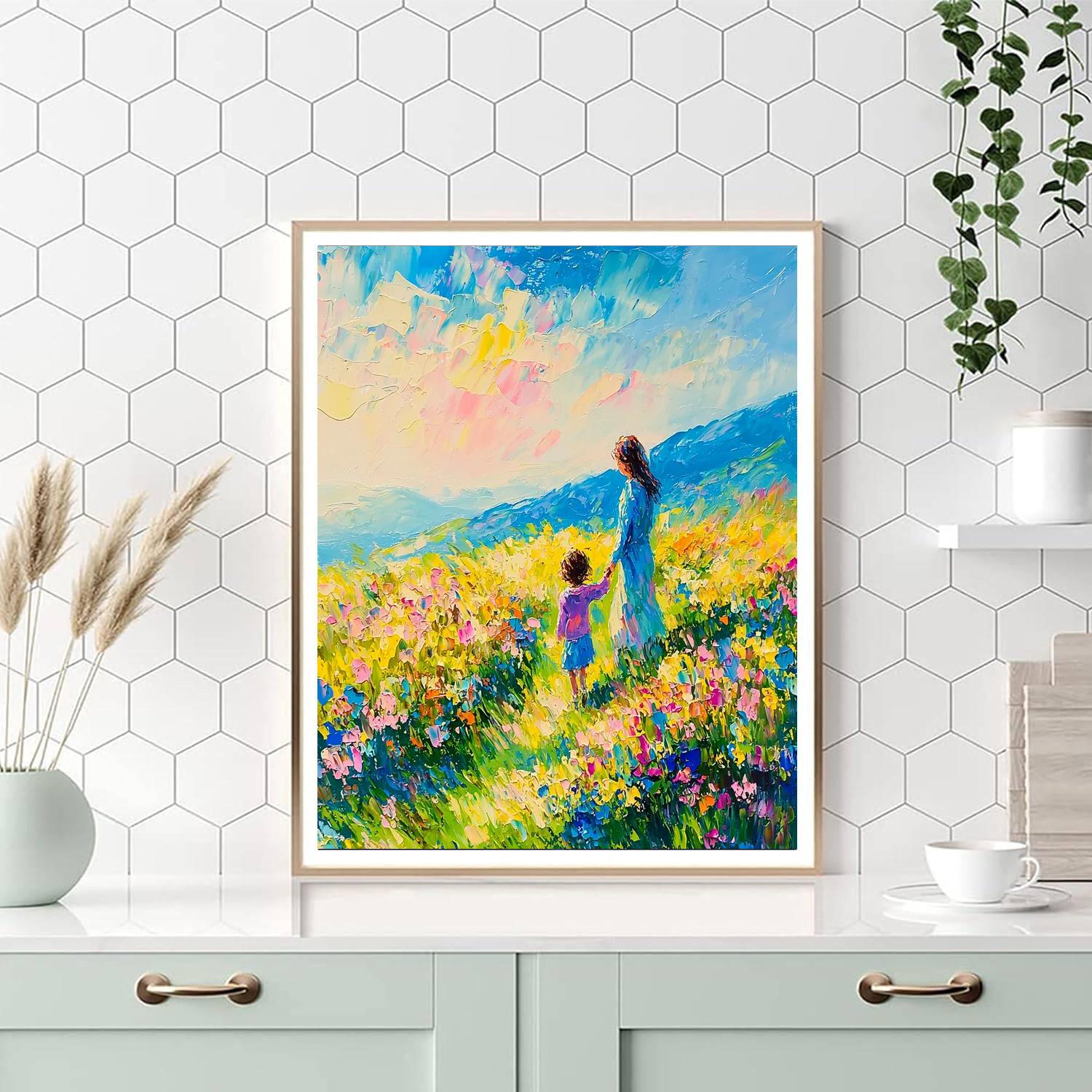 Together In Bloom Number Painting