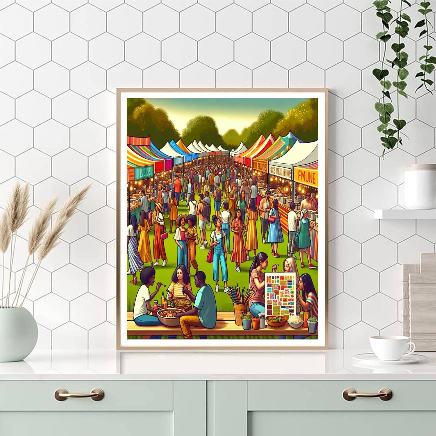 Taste Of Chicago - United States Number Painting