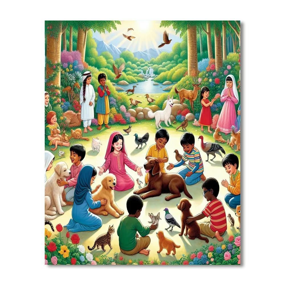 Wonderful Wildlife Sanctuary Paint By Numbers Kits