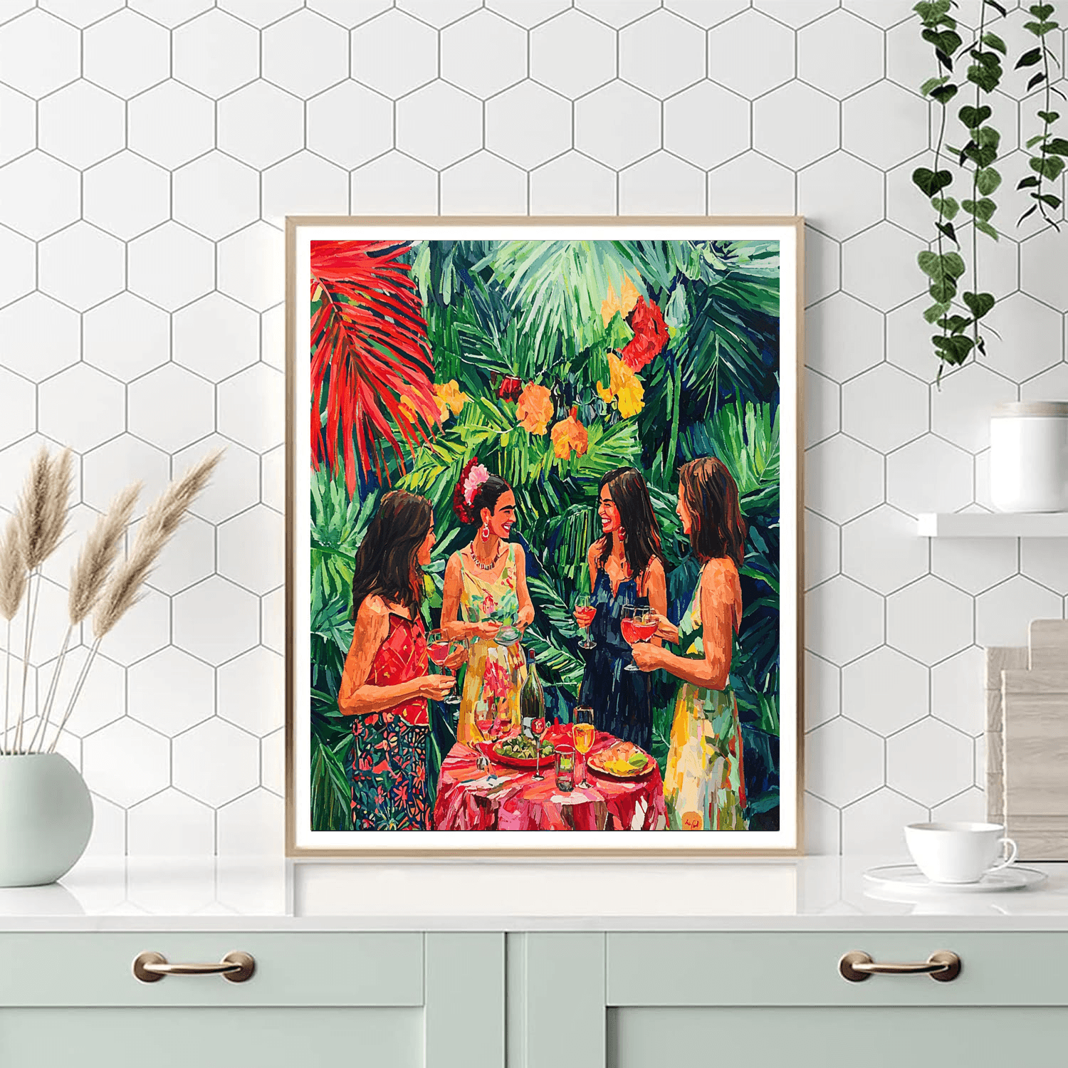 Frida Kahlo Inspired Eternal Connections  Paint By Numbers