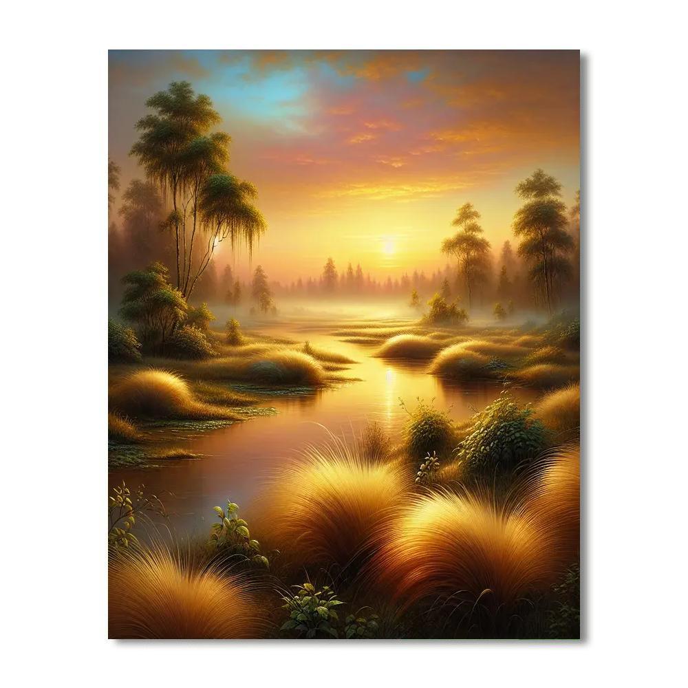 Radiant Daybreak Paint By Numbers