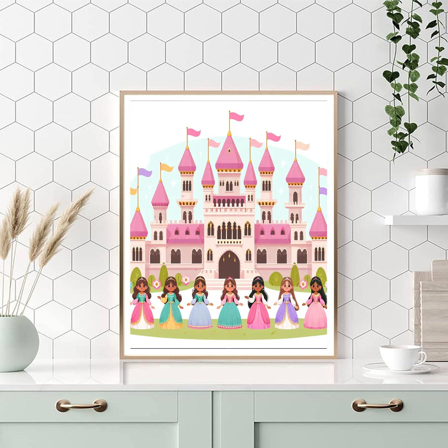 Dreamy Princess Palace Paint By Numbers Kits