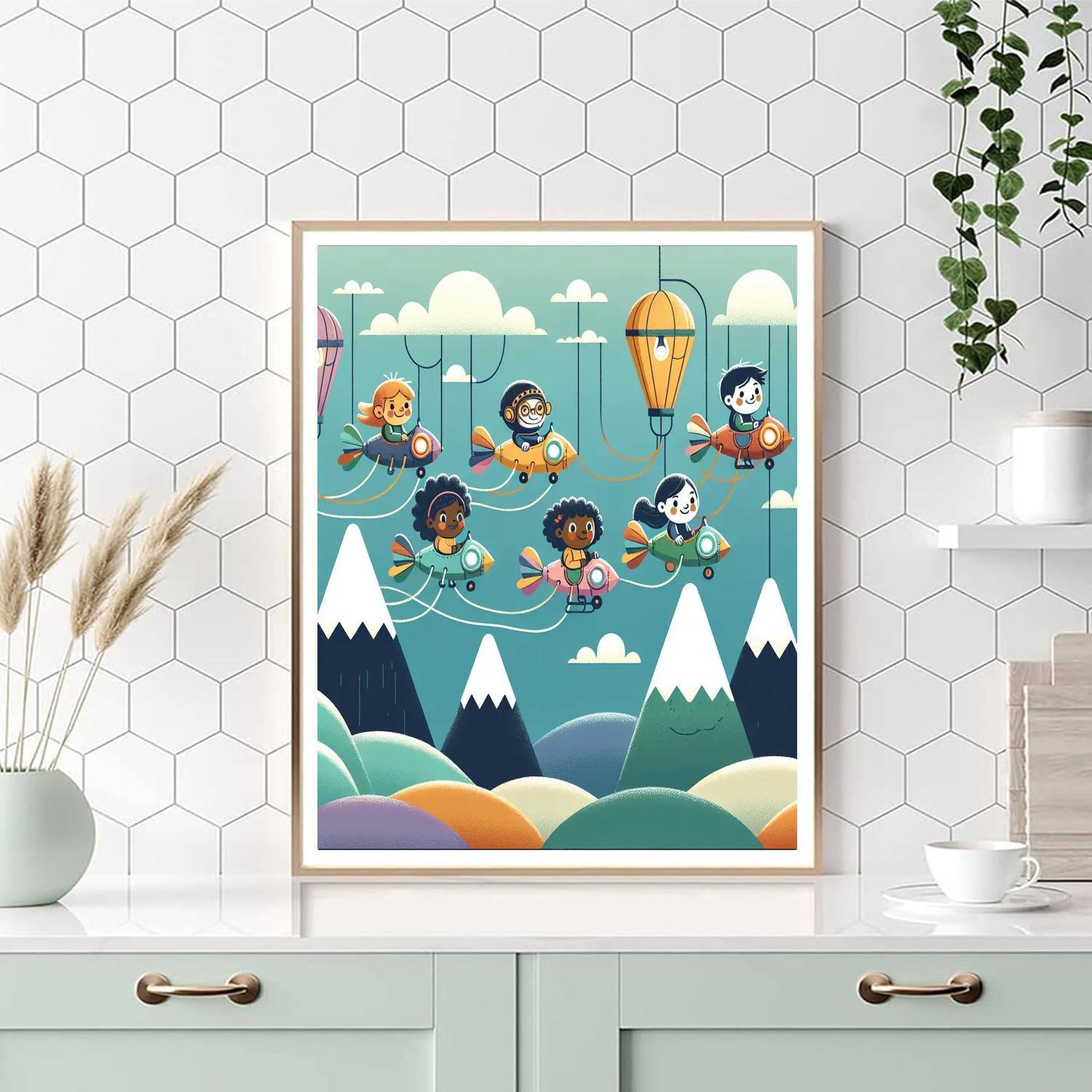 Sky Adventure Quest Paint By Color