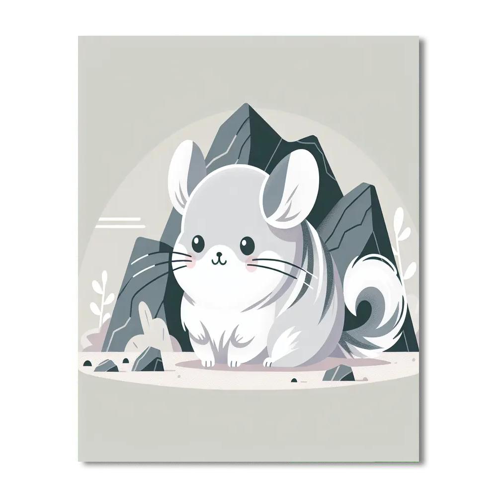 Creative Chinchilla Painting By Numbers Kit