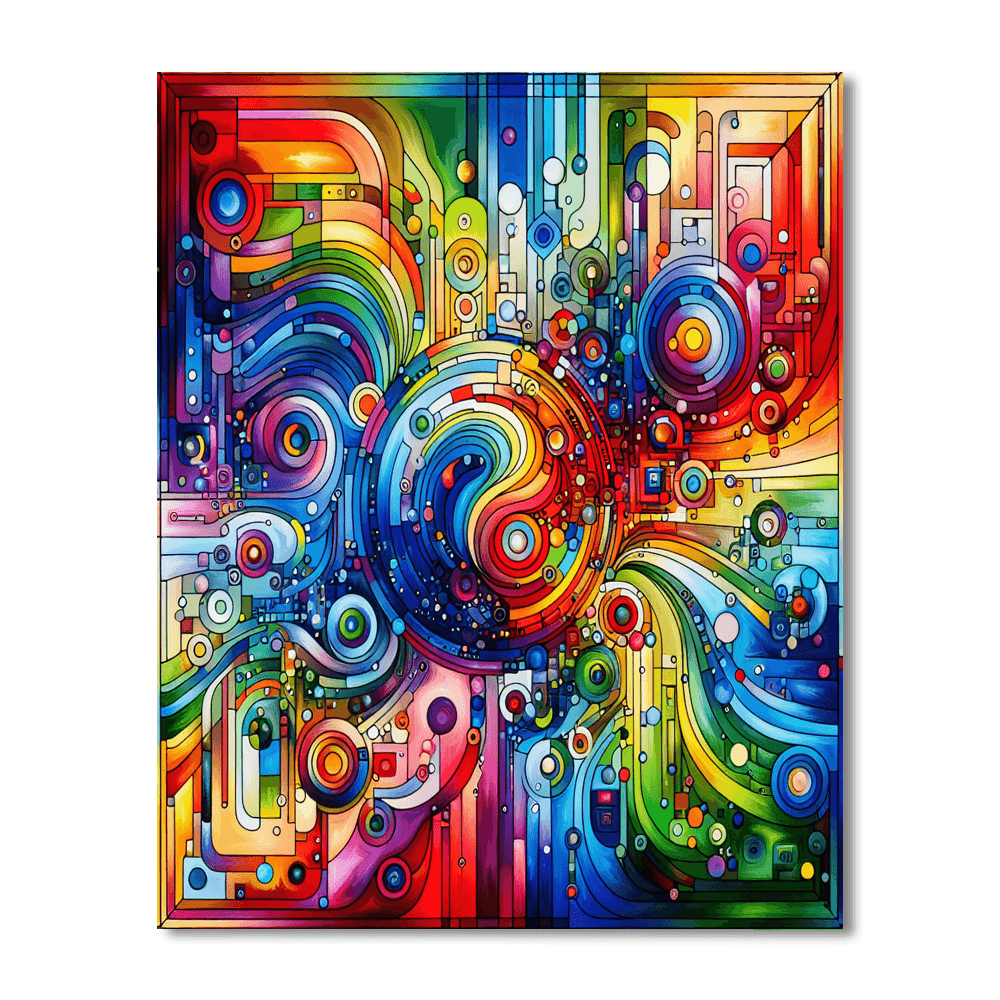 Rainbow Reflections Painting By Numbers Kit