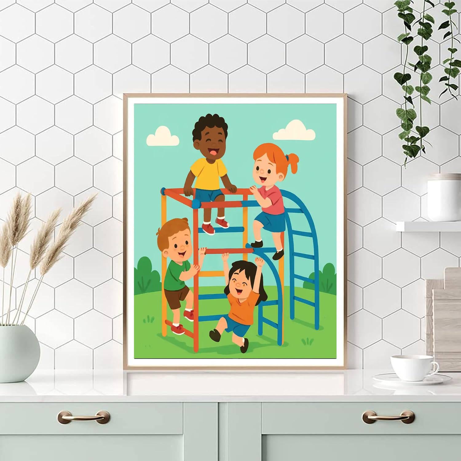 Jungle Gym Adventures Paint By Number