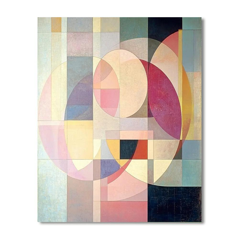 Kazimir Malevich Inspired Zen Geometry  Paint By Color