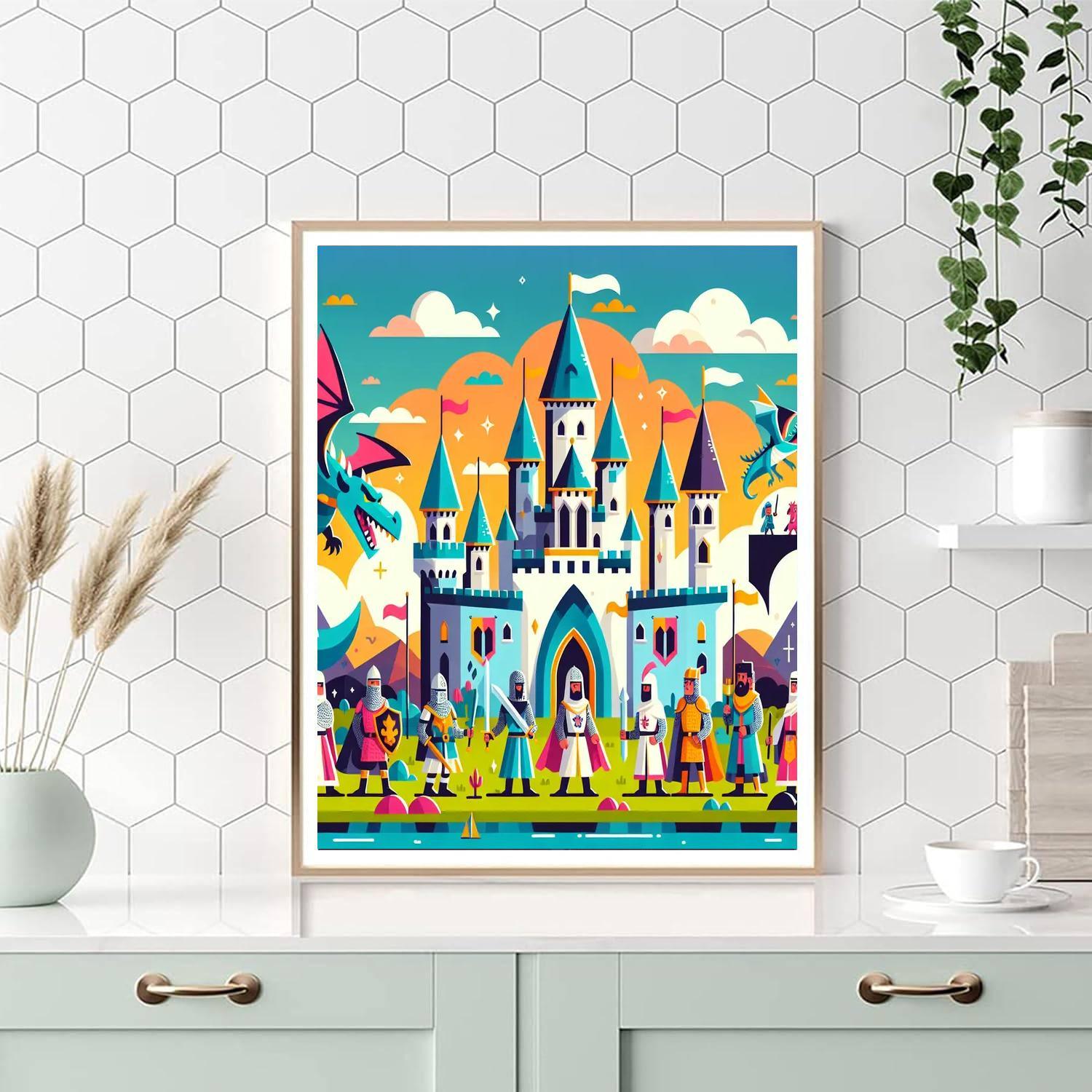 Magical Castle Mystery Numbered Painting Kits