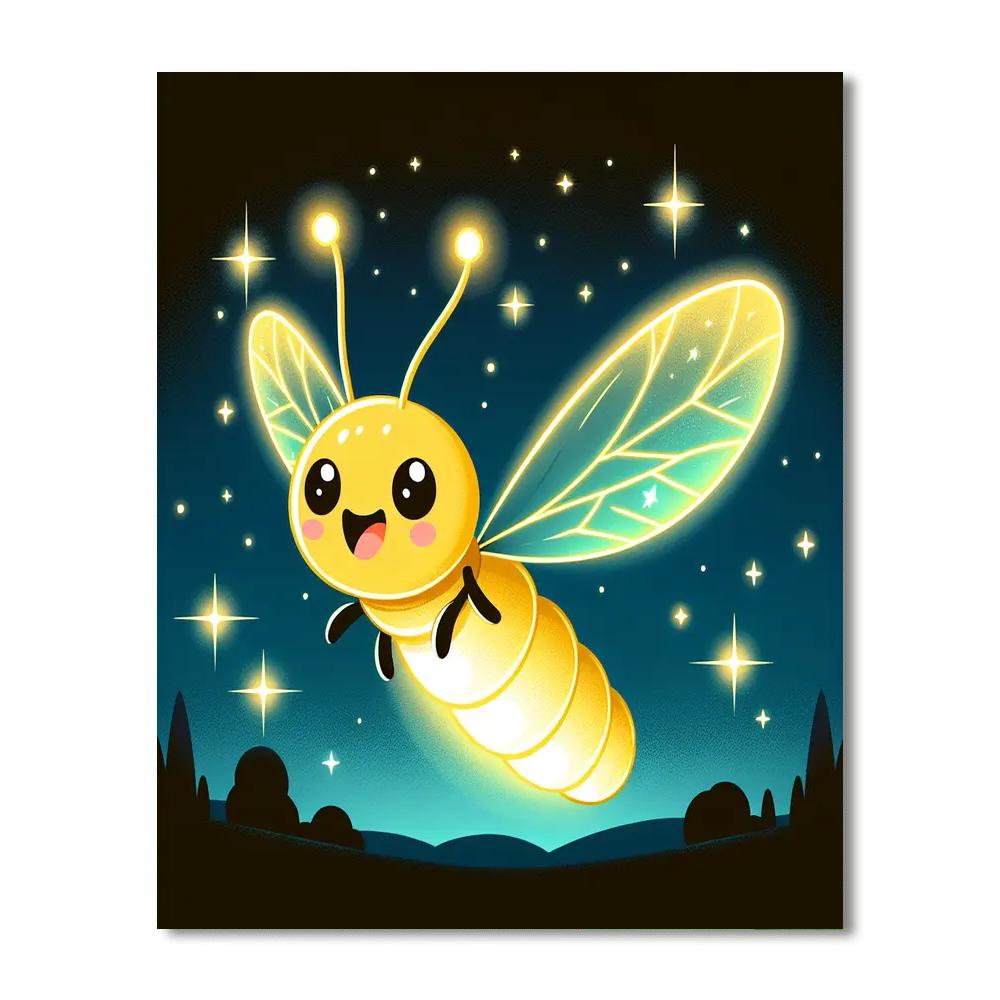 Radiant Firefly Painting By Numbers Kit