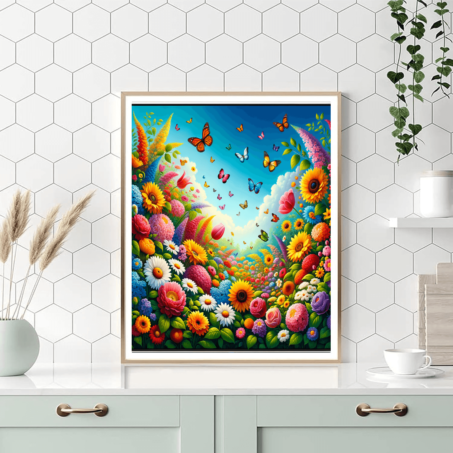 Sunny Garden Fiesta Paint By Number