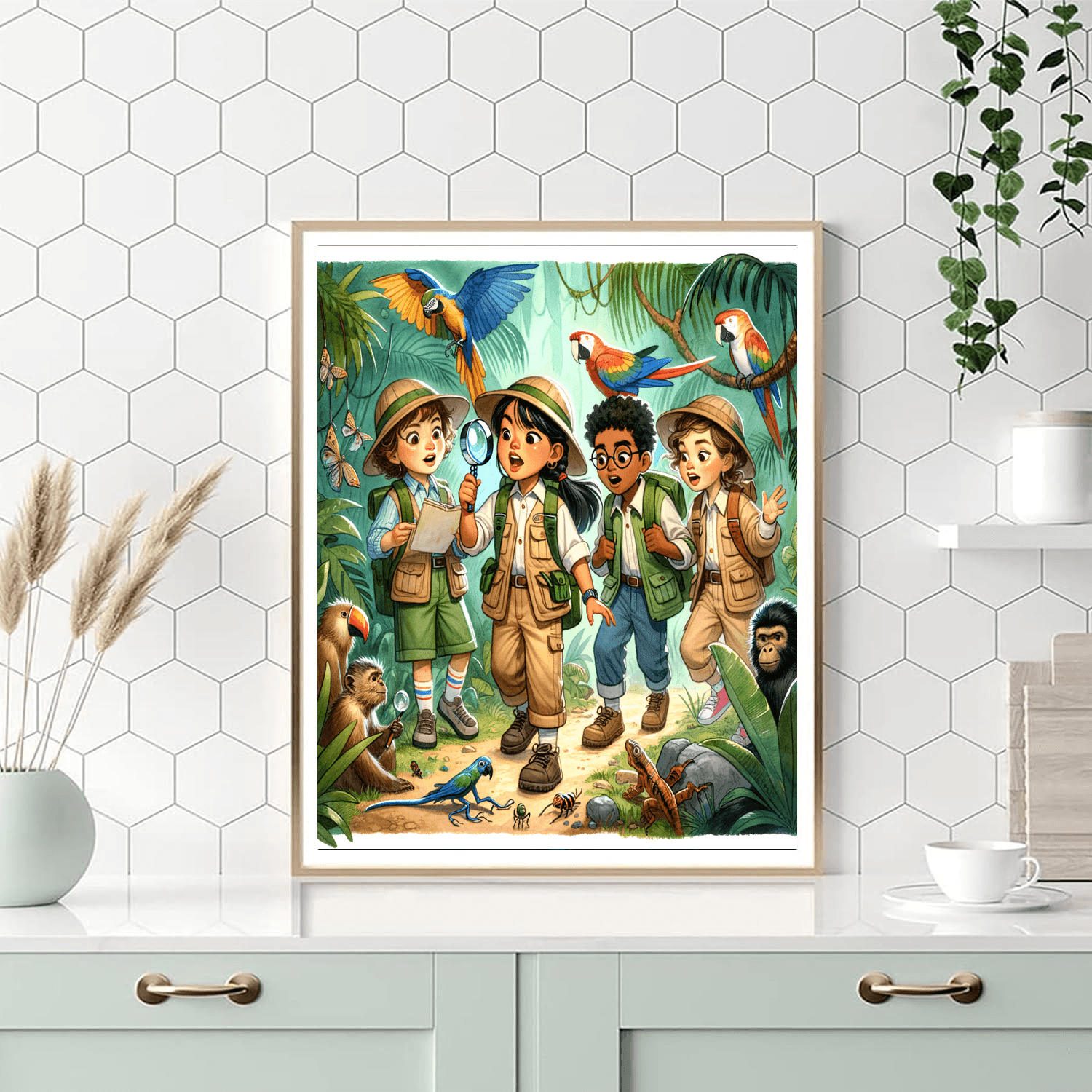 Pint-sized Explorers Painting Number Kit