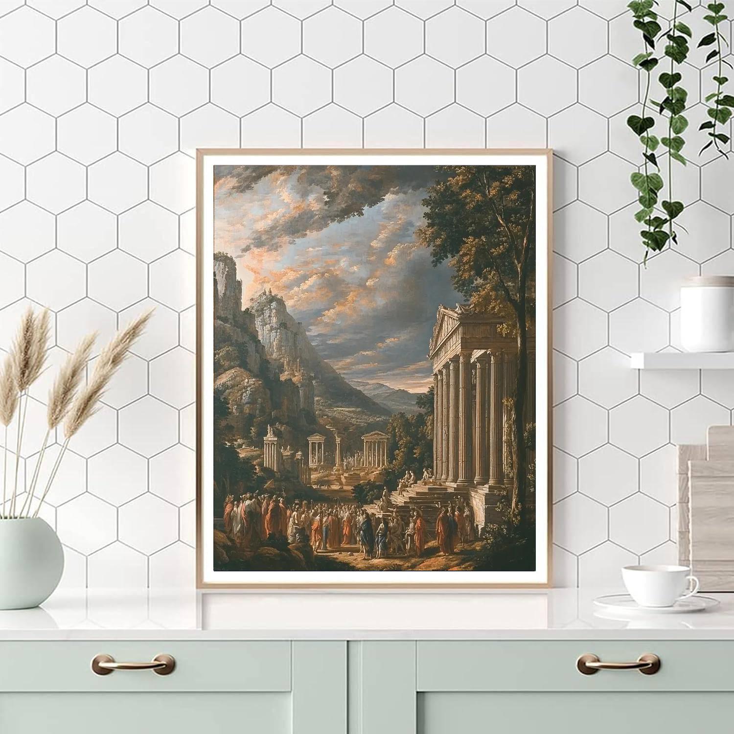 Poussin Inspired Ancient Greek Myths  Paint By Numbers