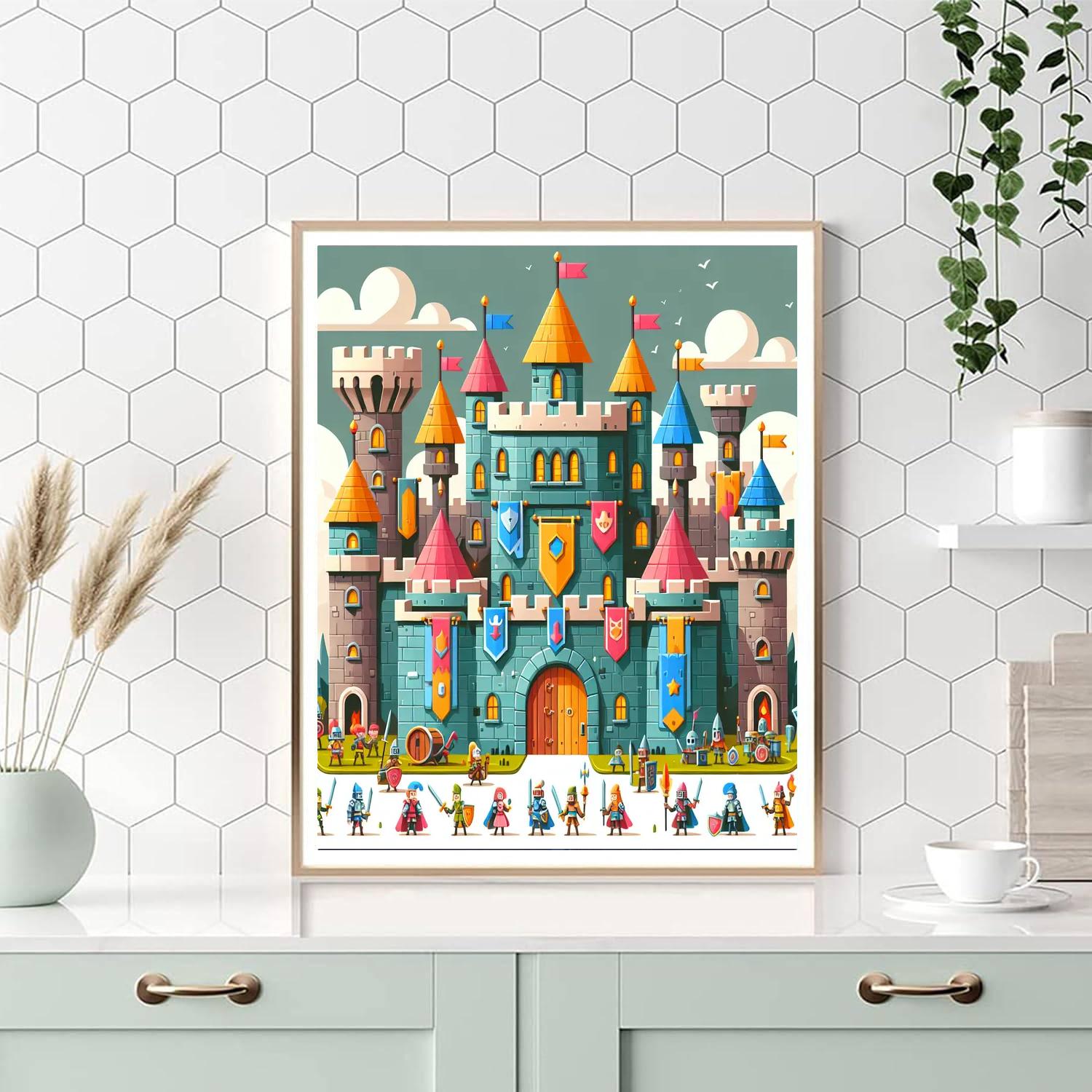 Adventure Castle Escape Paint By Number