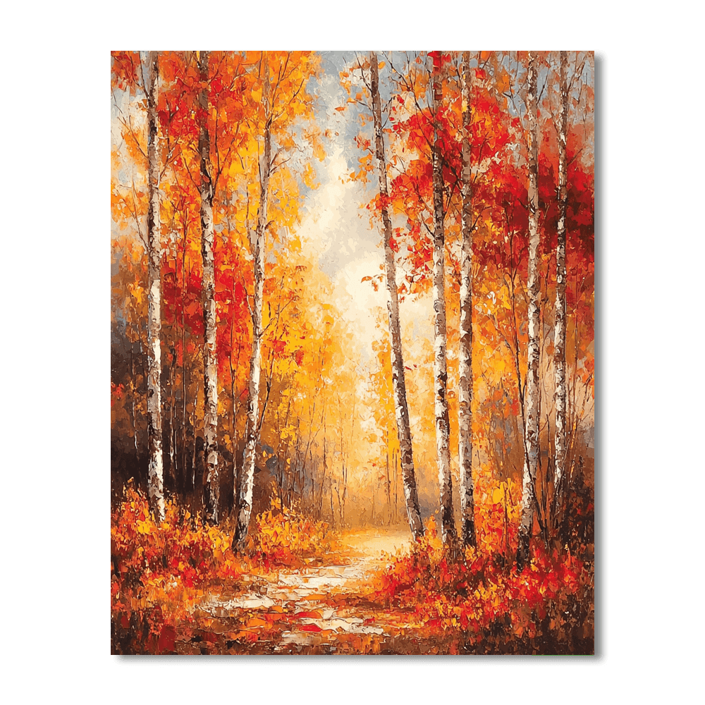 John Constable Inspired Embers Of Autumn  Painting By Numbers Kit