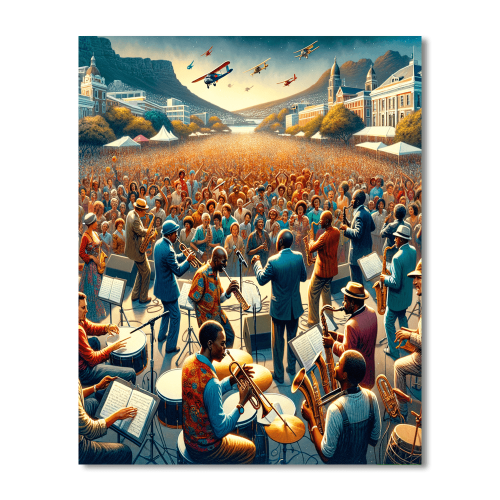 International Jazz Festival - South Africa Paint By Color