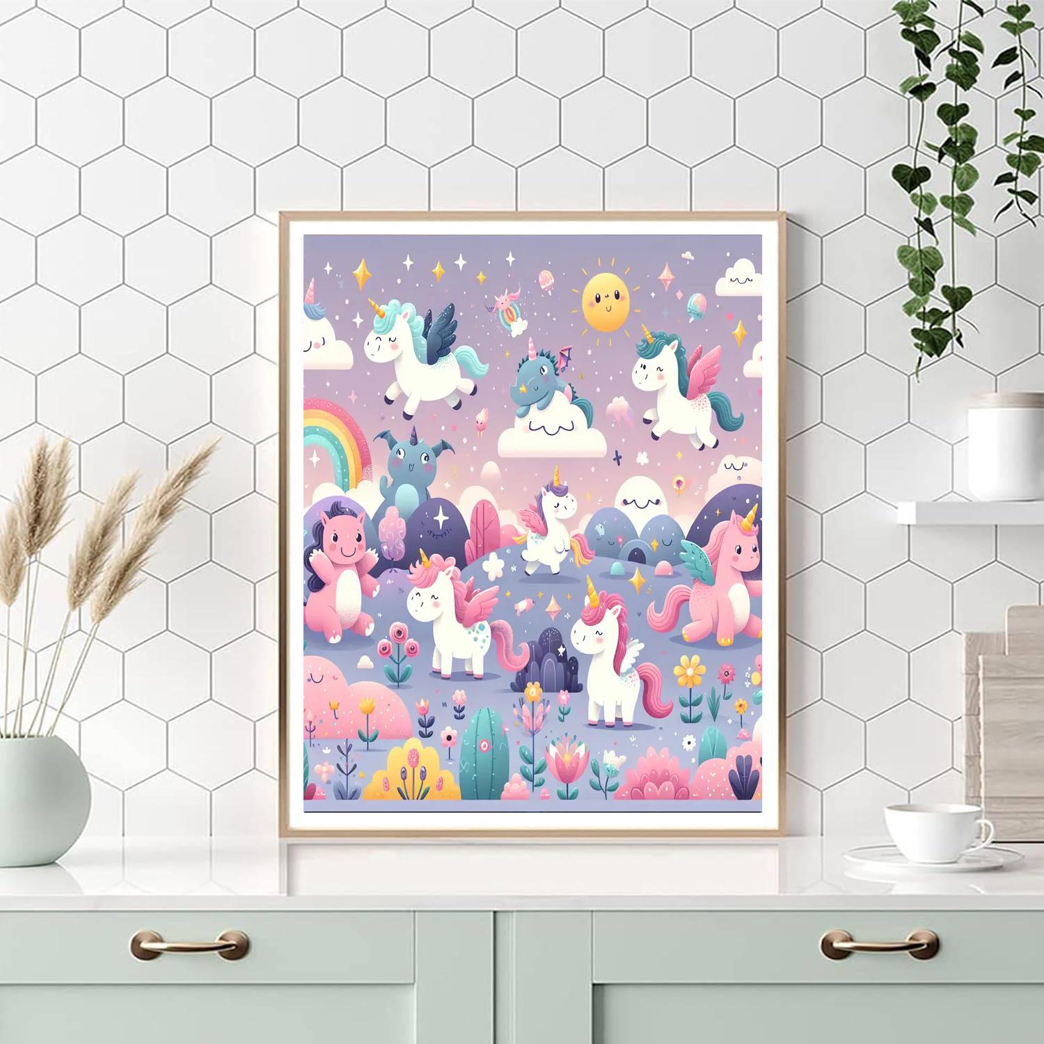 Magical Creatures Unleashed Numbered Painting Kits