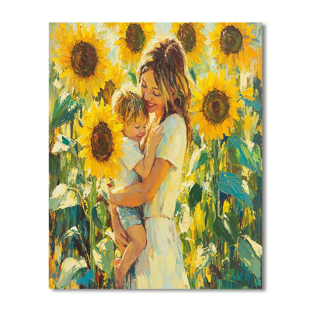 Embrace Of Joy Number Painting