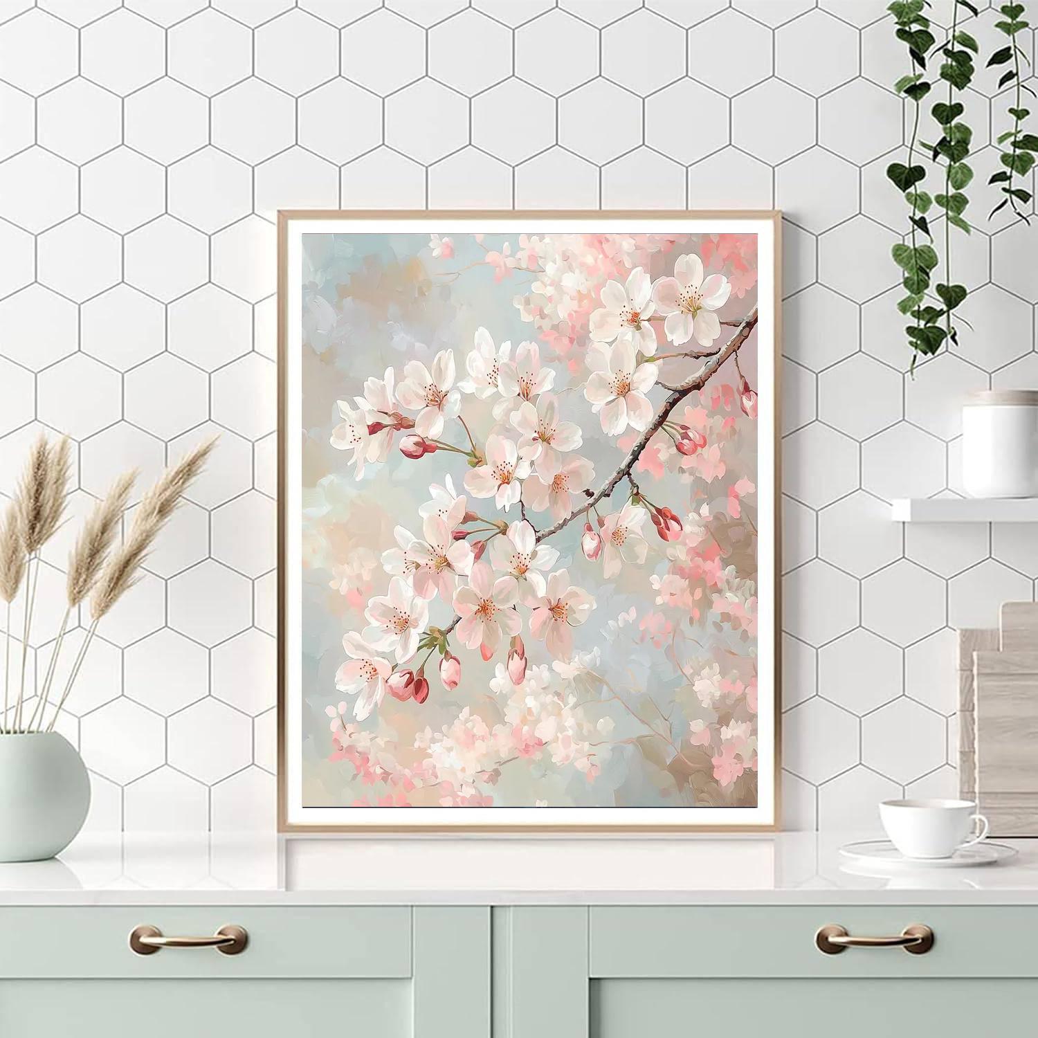 Leonardo Da Vinci Inspired Silent Blossom  Paint By Numbers