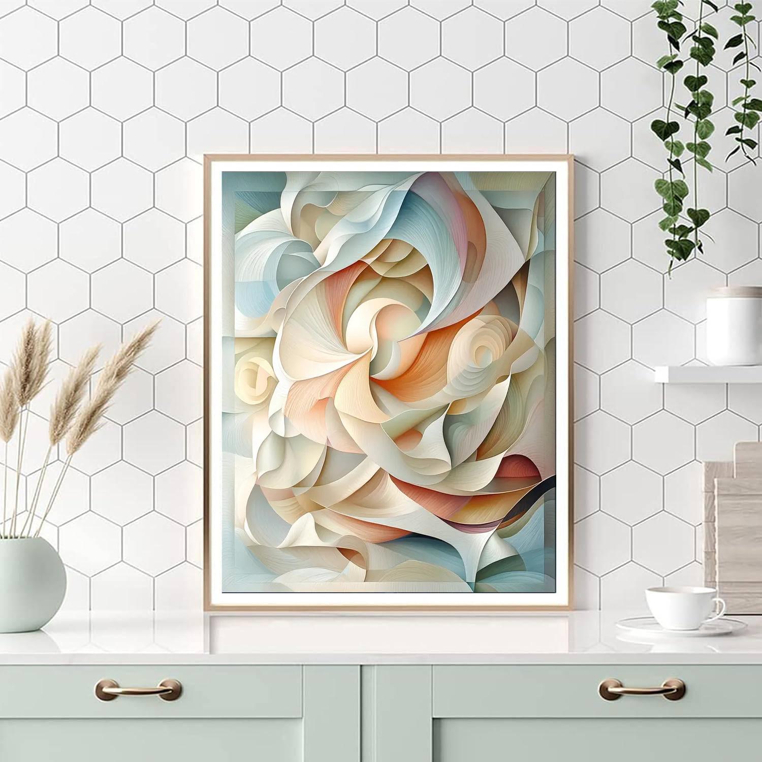 Michelangelo Inspired Charmed Winds  Painting Number Kit